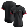 Cincinnati Reds Black CLOTHIN City Connect Elite Jersey