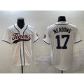 Detroit Tigers #17 Parker Meadows White CLOTHIN With Patch Cool Base Stitched Jersey