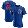 Chicago Cubs #35 Justin Steele Royal CLOTHIN Alternate FlexBase Player Jersey