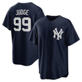 New York Yankees #99 Aaron Judge Navy CLOTHIN 2020 Spring Training Replica Player Jersey