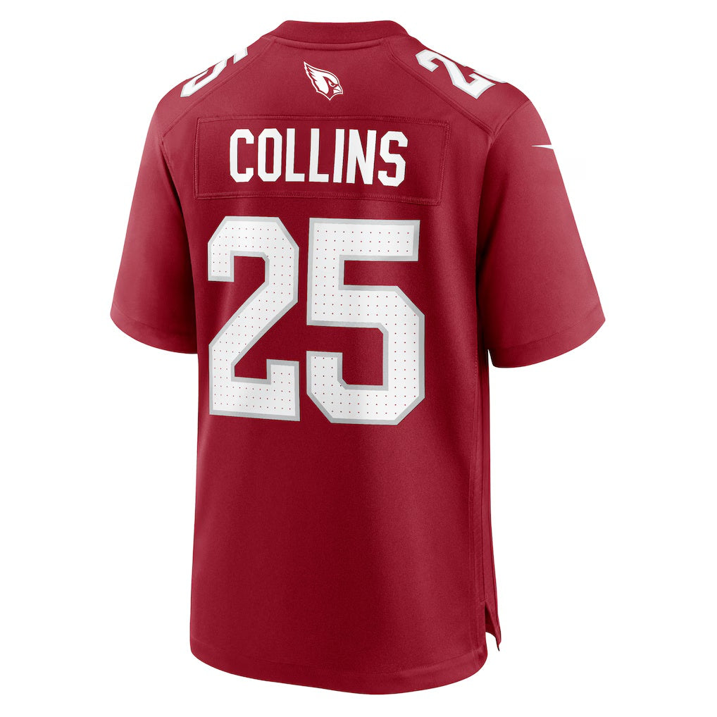 A.Cardinals #25 Zaven Collins Cardinal CLOTHIN Home Game Jersey
