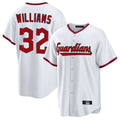 Cleveland Guardians #32 Gavin Williams Player White CLOTHIN Game Home Stitched Jerseys