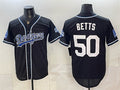 Los Angeles Dodgers #50 Mookie Betts B2B Champs 2026 Black CLOTHIN Out Style Vapor Limited Stitched Jersey