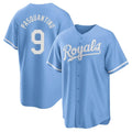 Kansas City Royals #9 Vinnie Pasquantino Player Light Blue CLOTHIN Home Game Stitched Jerseys