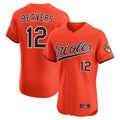 Baltimore Orioles #12 Dylan Beavers Player Orange CLOTHIN Limited Elite Home Game Stitched Jerseys