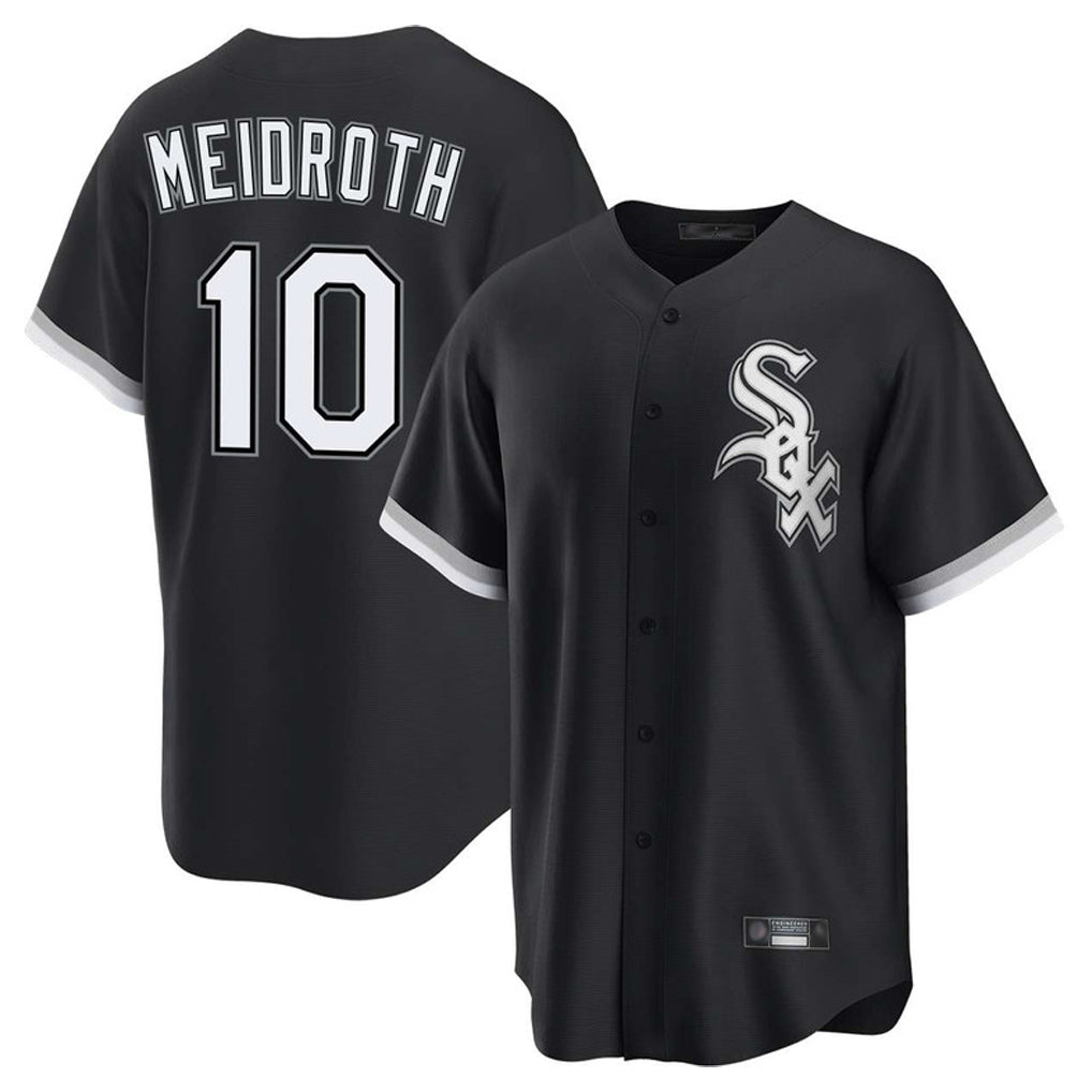 Chicago White Sox #10 Chase Meidroth Player Black CLOTHIN Home Game Stitched Jerseys