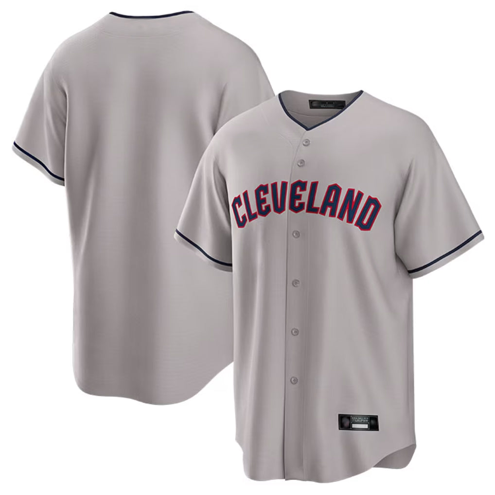 Cleveland Guardians Blank Player Gray CLOTHIN Game Home Stitched Jerseys