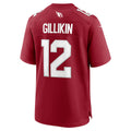 A.Cardinals #12 Blake Gillikin Cardinal CLOTHIN Team Game Jersey