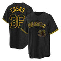 Boston Red Sox #36 Triston Casas Player Black CLOTHIN Snake Skin City Home Game Stitched Jerseys