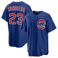 Chicago Cubs #23 Ryne Sandberg Player Royal CLOTHIN Home Game Stitched Jerseys