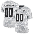 Custom A.Falcons Active Player 2024 F.U.S.E Arctic Camo CLOTHIN Salute to Service Limited Stitched Jersey