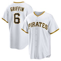 Pittsburgh Pirates #6 Konnor Griffin White CLOTHIN Home Replica Jersey