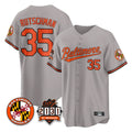 Baltimore Orioles #35 Adley Rutschman Player Gray CLOTHIN 30th Anniversary of 2131 Home Game Stitched Jerseys