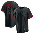 Cincinnati Reds #3 Ke'Bryan Hayes Player Black CLOTHIN City Connect Home Game Stitched Jerseys