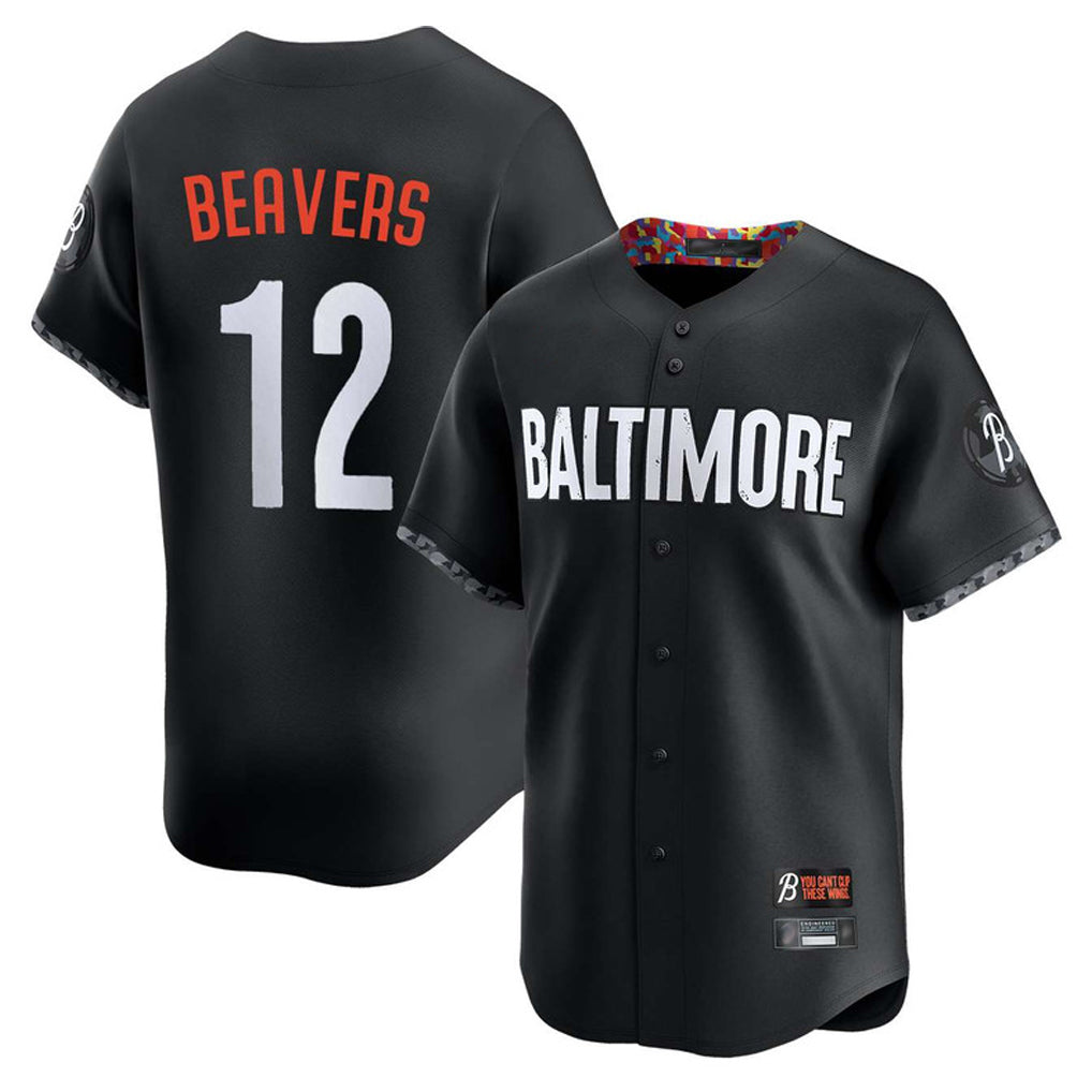 Baltimore Orioles #12 Dylan Beavers Player Black CLOTHIN City Connect Limited Home Game Stitched Jerseys