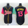 San Diego Padres #13 Manny Machado Black CLOTHIN NEW 2023 City Connect Cool Base Stitched Jersey