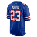 B.Bills #23 Dee Alford Royal CLOTHIN Team Game Jersey