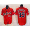 Detroit Tigers #39 Zach McKinstry Orange CLOTHIN With Patch Vapor Premier Limited Stitched Jersey