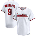 Cleveland Guardians #9 Kyle Manzardo White CLOTHIN Home Limited Stitched Jersey