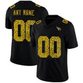 Custom A.Cardinals Black CLOTHIN Leopard Print Fashion Vapor Limited Jersey