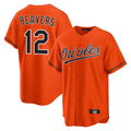 Baltimore Orioles #12 Dylan Beavers Player Orange CLOTHIN Home Game Stitched Jerseys