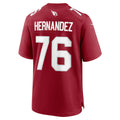 A.Cardinals #76 Will Hernandez Cardinal CLOTHIN Team Game Jersey