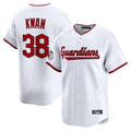 Cleveland Guardians #38 Steven Kwan Player White CLOTHIN Limited Home Game Stitched Jerseys