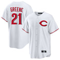 Cincinnati Reds #21 Hunter Greene Player White CLOTHIN Home Game Stitched Jerseys