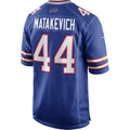 B.Bills #44 Tyler Matakevich Royal CLOTHIN Game Player Jersey