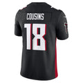 A.Falcons #18 Kirk Cousins Black CLOTHIN Vapor F.U.S.E. Limited Jersey