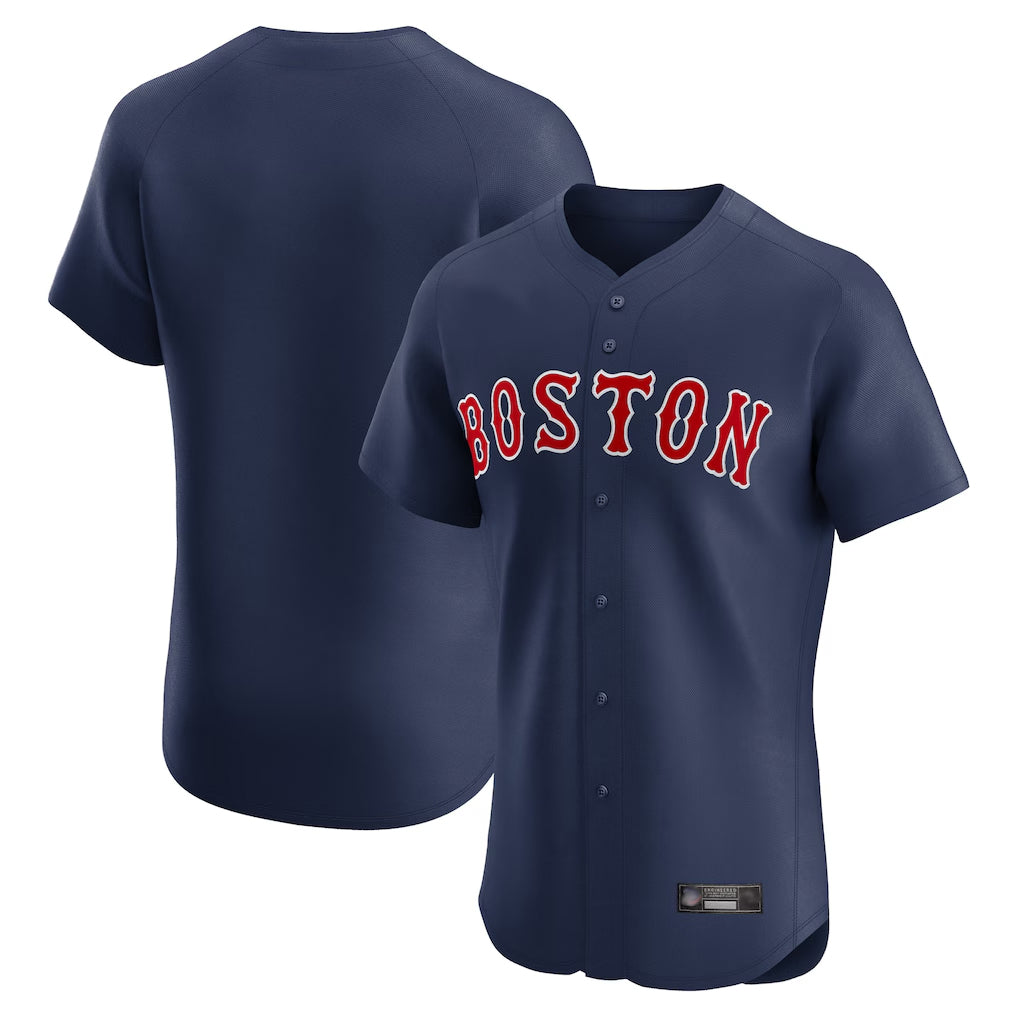 Boston Red Sox Blank Player Navy CLOTHIN Limited Elite Home Game Stitched Jersey