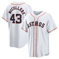 Houston Astros #43 Lance McCullers Jr. White CLOTHIN Home Replica Jersey