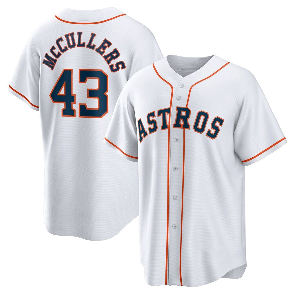 Houston Astros #43 Lance McCullers Jr. White CLOTHIN Home Replica Jersey