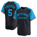 Los Angeles Dodgers #5 Freddie Freeman Player Black CLOTHIN National League All-Star Limited Home Stitched Jerseys