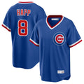 Chicago Cubs #8 Ian Happ Player Royal CLOTHIN T-shirt Cooperstown Collection Limited Stitched Jerseys