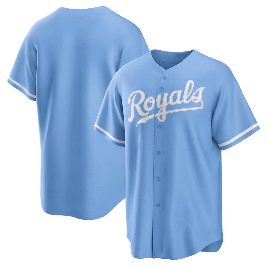 Kansas City Royals Light Blue CLOTHIN Alternate Replica Team Logo Jersey