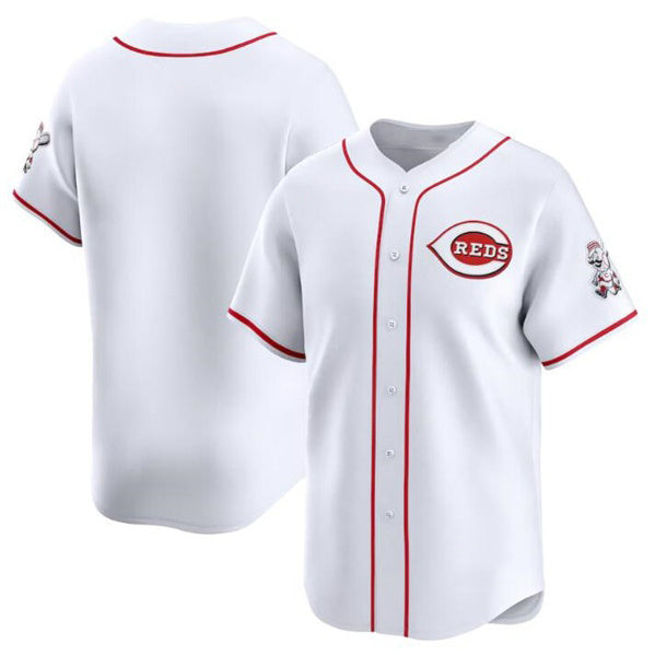 Cincinnati Reds Blank White CLOTHIN Home Limited Stitched Jersey