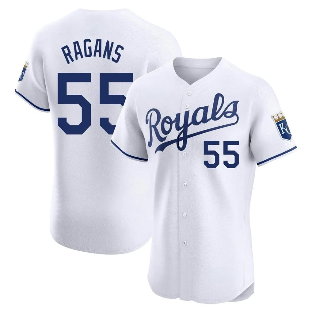Kansas City Royals #55 Cole Ragans Player White CLOTHIN Alt Limited Elite Home Stitched Jerseys