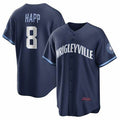 Chicago Cubs #8 Ian Happ City Connect Replica Player Navy CLOTHIN Jersey