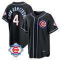 Chicago Cubs #4 Pete Crow-Armstrong Player Black CLOTHIN Fashion Out 150th Anniversary Game Stitched Jerseys