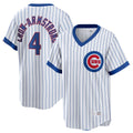 Chicago Cubs #4 Pete Crow-Armstrong Player White CLOTHIN T-shirt Cooperstown Collection Limited Stitched Jerseys
