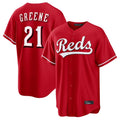 Cincinnati Reds #21 Hunter Greene Player Red CLOTHIN Home Game Stitched Jerseys