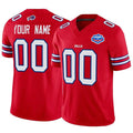 Custom B.Bills Active Player Red CLOTHIN 2025 F.U.S.E. With Farewell Patch Vapor Untouchable Limited Stitched Jersey