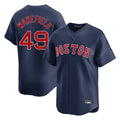 Boston Red Sox #49 Tim Wakefield Player Navy CLOTHIN Limited Home Game Stitched Jerseys1