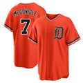 Detroit Tigers #7 Kevin McGonigle Player Orange CLOTHIN Home Game Stitched Jerseys