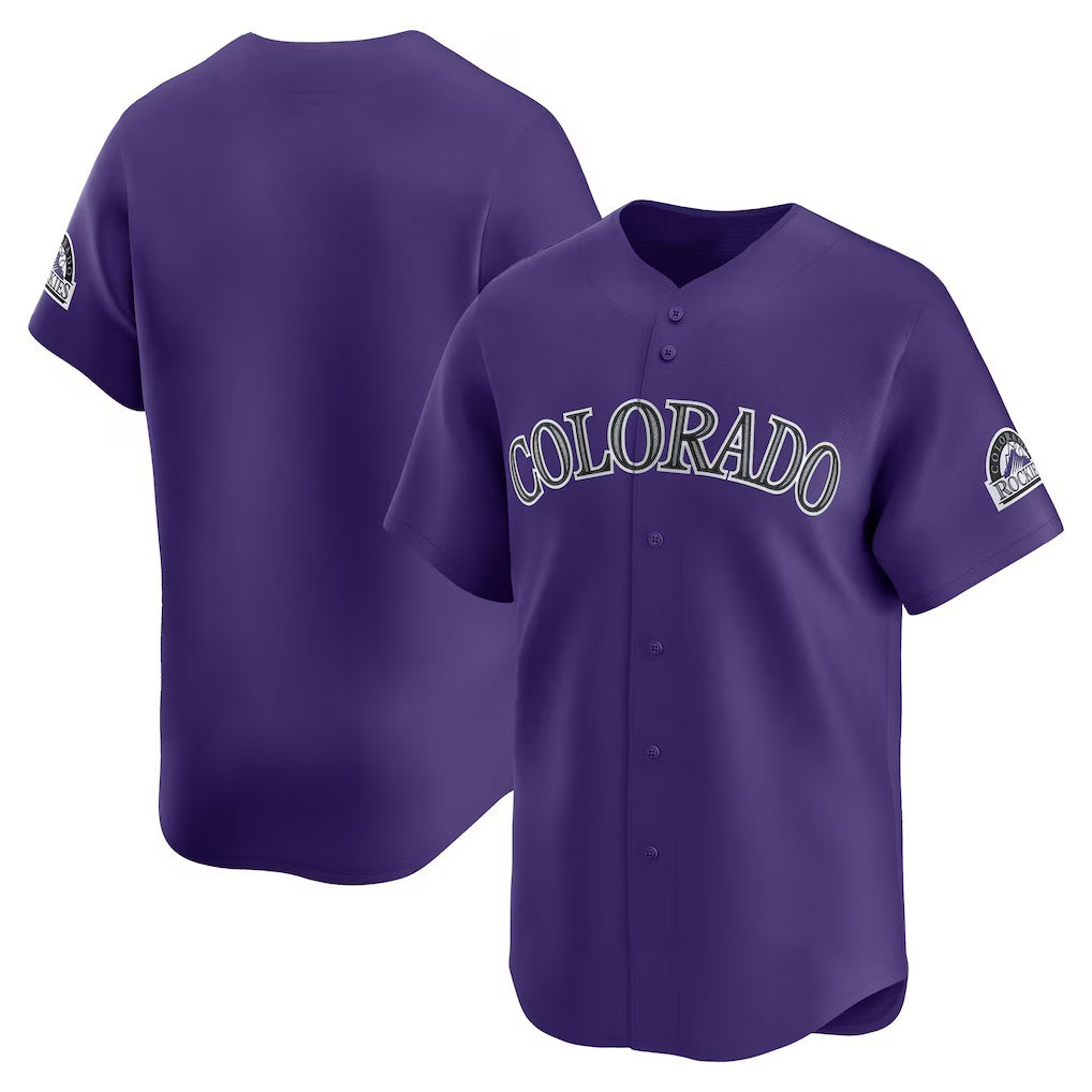 Colorado Rockies Purple CLOTHIN Alternate Limited Jersey