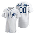 Custom Detroit Tigers White CLOTHIN 2020 Stitched Flex Base Jersey