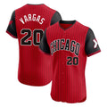 Chicago White Sox #20 Miguel Vargas Player Red CLOTHIN City Connect Limited Elite Home Stitched Jerseys
