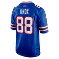 B.Bills #88 Dawson Knox Royal CLOTHIN Game Jersey