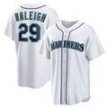 Seattle Mariners #29 Cal Raleigh White CLOTHIN Home Replica Player Jersey